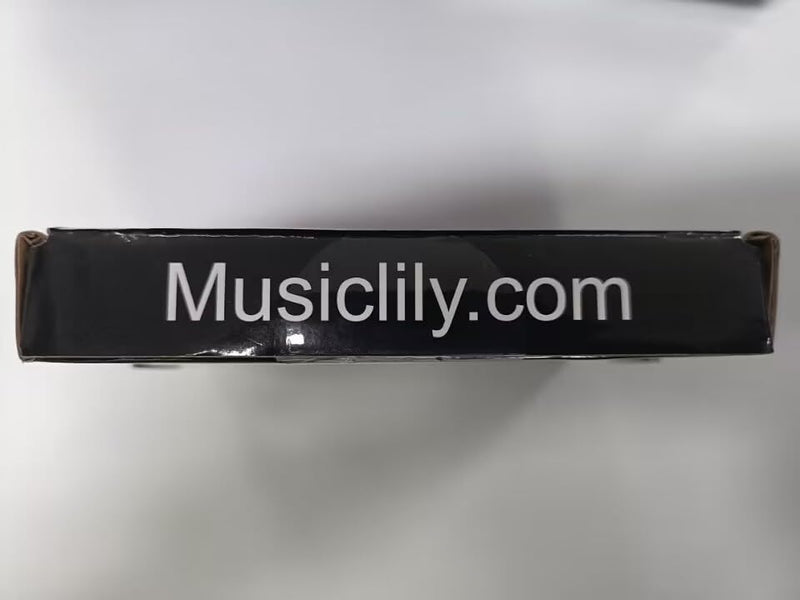 Musiclily Pro 16mm Steel 5-String Bass Bridge for Musicman Style Bass, Black