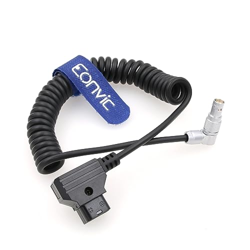 Rotatable Right-Angle 2Pin Female to Dtap RED Komodo 6K Cinema Camera Power Cable (Right Angle 2pin to Dtap TTC) Right Angle 2pin to Dtap TTC