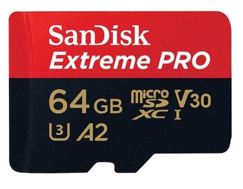 SanDisk 64GB Micro SDXC Extreme Pro Memory Card (Two Pack) Works with GoPro Hero 7 Black, Silver, Hero7 White UHS-1 U3 A2 Bundle with (1) Everything But Stromboli 3.0 Micro/SD Card Reader