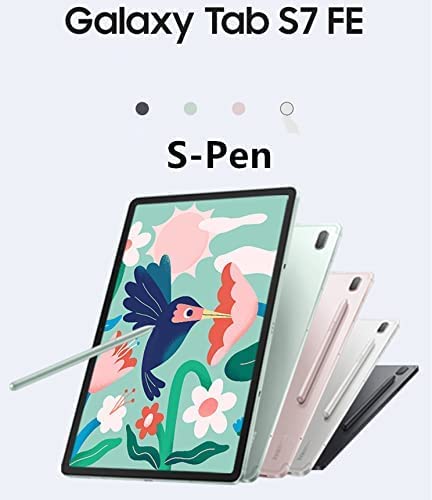 F-TECH Tab S7 FE Pen Replacement for Samsung Galaxy Galaxy Tab S7 FE 2021 Table Stylus S Pen Stylus (EJ-PT738) +Tips/Nibs (Silver) Silver