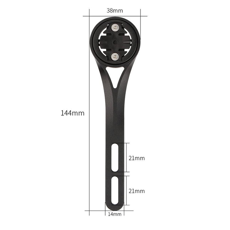 Integrated Aero Handlebar Out Front Cycling Computer Road Bike Mount Compatible with Garmin, Wahoo, CatEye, and Bryton with GoPro Action Camera and Bike Light Attachment