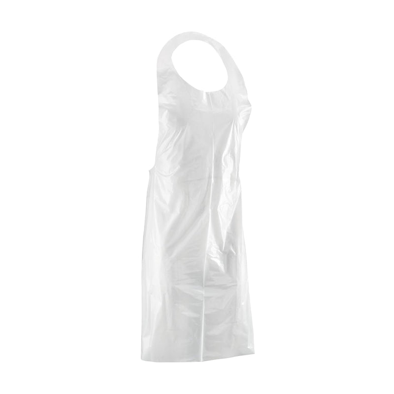 5 Pack Disposable Aprons for Adults and Teens Waterproof Transparent Plastic for Cooking, Serving, Painting, Hairdressing, Kitchen, Hospital, Work Coat, Food