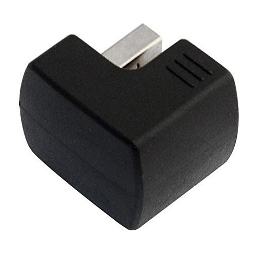 CY USB 2.0 A Extension Adapter Male to Female Right Angled 90 180 Degree Black