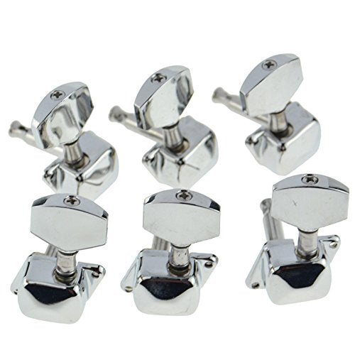 [AUSTRALIA] - Chrome 3R3L Semiclosed Tuning Pegs Machine Heads for Acoustic Guitar 
