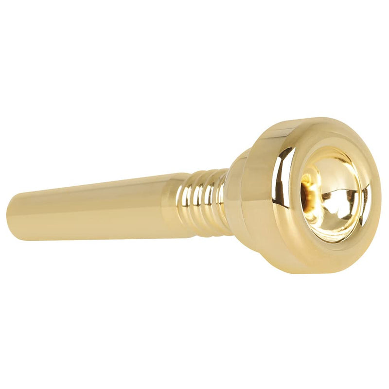 OriGlam Trumpet Mouthpiece 17C Brass Gold Plated Mouthpiece Replacement Part for Brass Wind Musical Instrument Parts