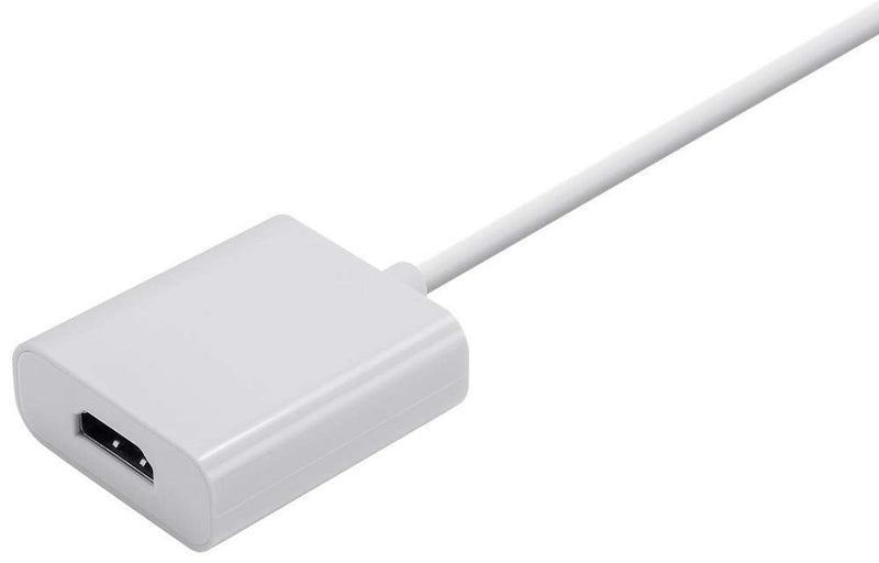 Monoprice USB-C to HDMI 2.0 Adapter - 4K@60Hz, Supports Up to 10Gbps Data Rate, USB 3.1 SuperSpeed, Compatible with MacOS, Windows, and Chrome OS, White - Select Series (Pack of 2) 1 Count (Pack of 2)