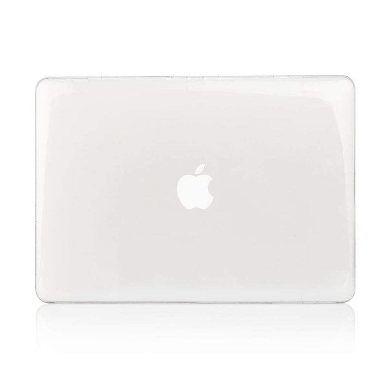 Ruban case for MacBook Air 13 Inch A2337 (M1) / A2179 / A1932 (2021 2020 2019 2018 Release) - Snap On Hard Shell Case Cover for MacBook Air 13 Retina Display with Touch ID, (Crystal Clear) Crystal Clear