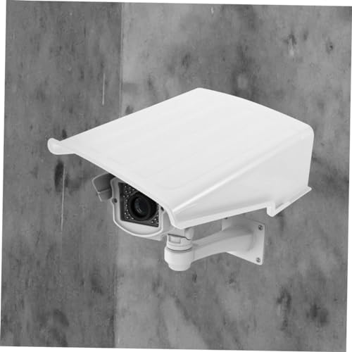 2Sets Outdoor Camera Rain Cover Rainproof Security Camera Cover for Garden Easy to Install Protects Against Sunlight and Rain Extends Lifespan