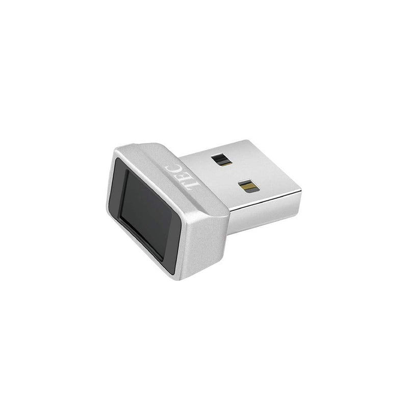 TEC Mini USB Fingerprint Reader for Windows 11/10 Hello, TEC TE-FPA2 Bio-Metric Fingerprint Scanner PC Dongle for Password-Free and File Encryption, 360° Touch Speedy Matching Security Key