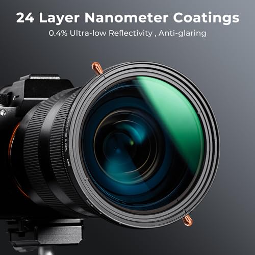 K&F CONCEPT 67mm Variable ND2-32 & CPL Polarizing Effect in 1 Lens Filter