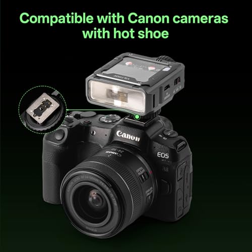 VILTROX Spark Z3-C TTL Camera Flash for Canon, Retro Hot Shoe Flashes with TTL & Manual Modes, USB-C Rechargeable Compact Speedlite with Adjustable Brightness, Detachable Softbox, Gray Spark Z3-C-Gray