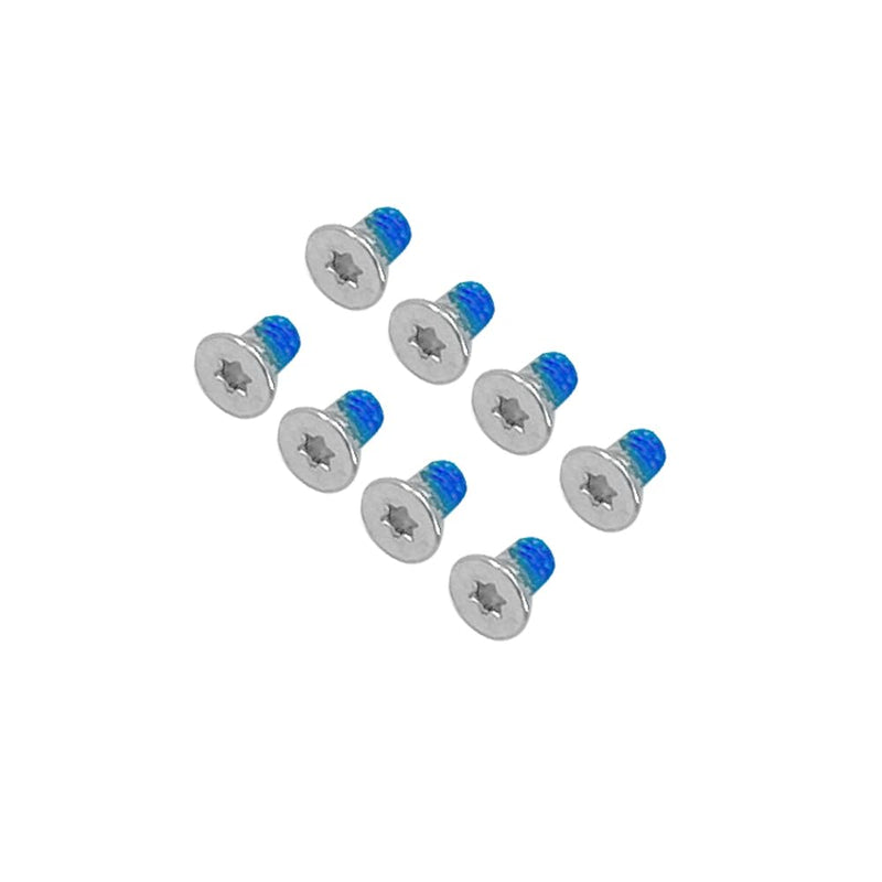 Zahara Silver Plum Blossom Lower Bottom Base Screws for DELL XPS 7390 9300 | 9305 9310 9315 9320 9350 9370 9380 9500 9510 9520/Precision 5560 5570/Precision 5530 2in1/xps 9575 2in1 Repair Screws