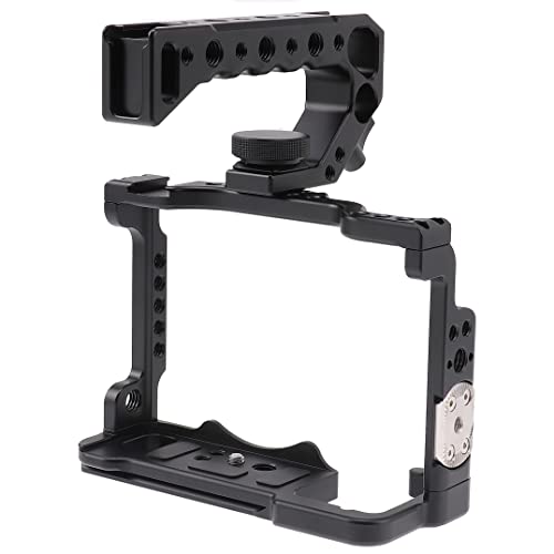 A7 IV Cage Support, Hersmay Camera Cage with Top Handle for Sony A7 IV / A7S III Full Frame mirrorless Camera For Sony A7IV/ A7SIII