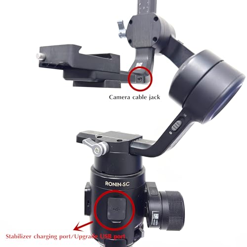 for DJI Ronin -sc Multi-Function Camera Control Cable USB C Stabilizer Release Connection Cable for Sony A7C/A7CII/ZV-E10/E10II/A6700 Z6 Z7 EOS R/RP(Ronin SC -Type c) Ronin SC -Type c