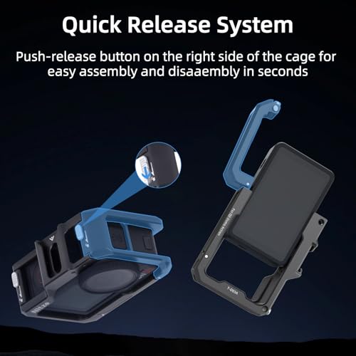Nitze Cage for DJI Osmo Action 5 Pro/Action 4/3 - T-D03A