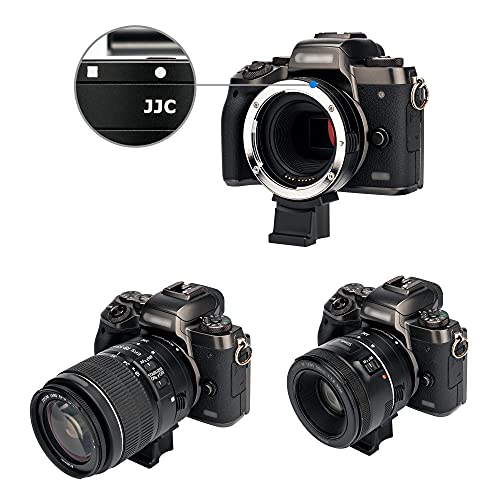 JJC EF-EOS M Lens Mount Adapter for Canon EF/EF-S Lens to Canon EF-M Camera EF-EOS M Adapter