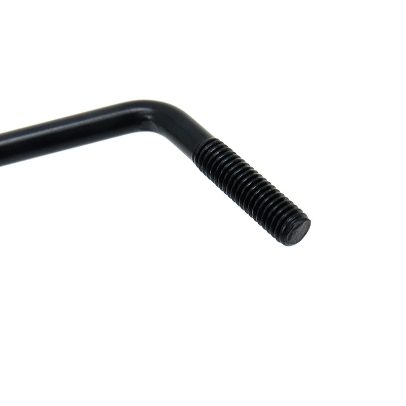 [AUSTRALIA] - 2pcs 6mm & 5mm Thread Tremolo Arm Whammy Bar with Tip Electric Guitar Metal Single Tremolo Arm, Black 2 black 