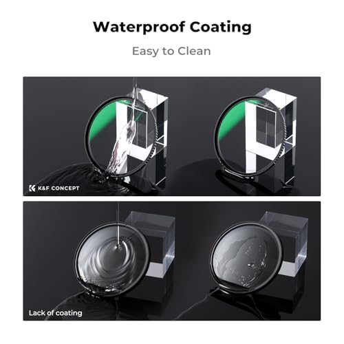 K&F CONCEPT 49mm CPL MCUV ND1000 Lens Filter 2 Lens Caps Kits