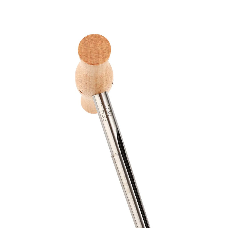 [AUSTRALIA] - 4/4 3/4 Violin Viola Peg Hole Reamer 1:30 Taper Wood Handle For Violin Luthier Tool Parts Violin Neck Peg Hole Repair 