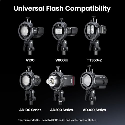 Godox S3 Speedlite Bracket Bowens Mount Holder 𝗦𝟮 𝗨𝗽𝗴𝗿𝗮𝗱𝗲
