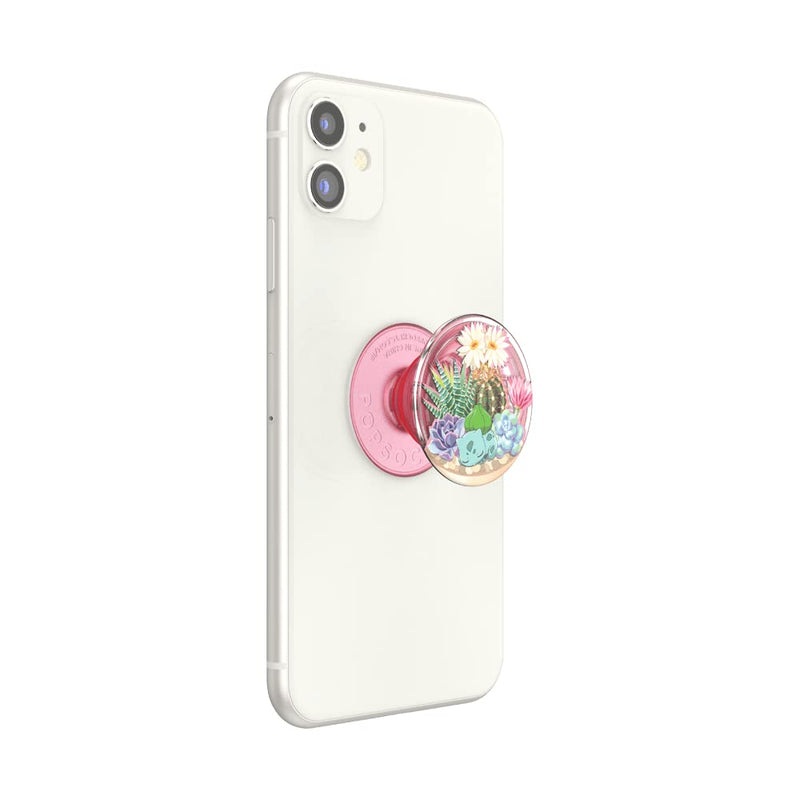 PopSockets Phone Grip with Expanding Kickstand, Pokemon PopGrip - Bulbasaur Terrarium Adhesive