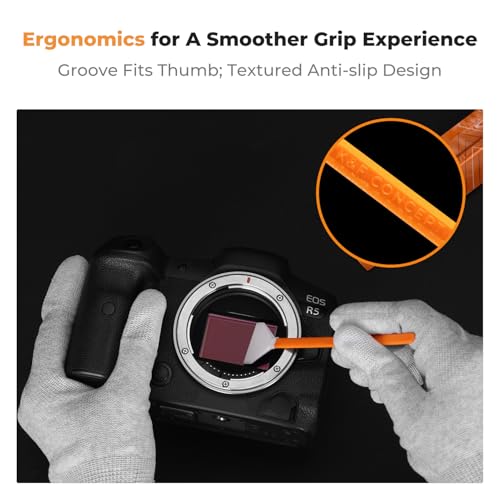 K&F CONCEPT 24mm Full-Frame Sensors Cleaning Swabs X10，Camera Clean
