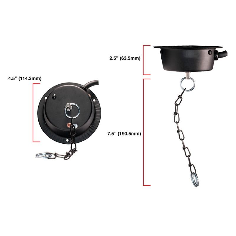 Eliminator lighting Mirror Ball Motor, Black (MBM1RP)