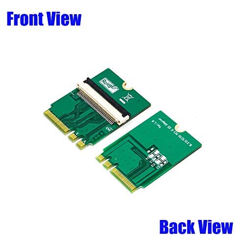 NGFF (M.2) Key A/E to PCI-E Express X1+USB Riser Card with High Speed FPC Cable