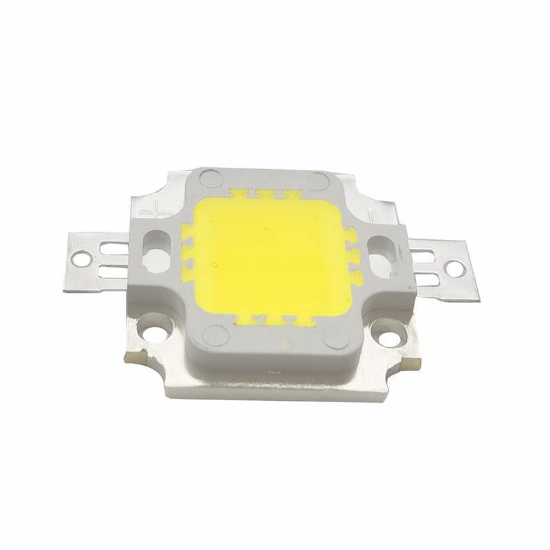 Vrabocry Pack of 2 10W High Power LED Chip Green 520nm-525nm 900mA DC 9V-11V 10W SMD COB Light Emitter Components Diode 10W Bulb Lamp Beads DIY Lighting Green 520 Nm
