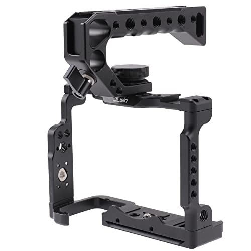 A7 IV Cage Support, Hersmay Camera Cage with Top Handle for Sony A7 IV / A7S III Full Frame mirrorless Camera For Sony A7IV/ A7SIII