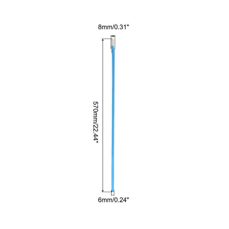 PATIKIL Two Way Rod Type Guitar Rod Acoustic Guitar Tools 570mm Steel with L-Wrench for Electric Bass Guitar