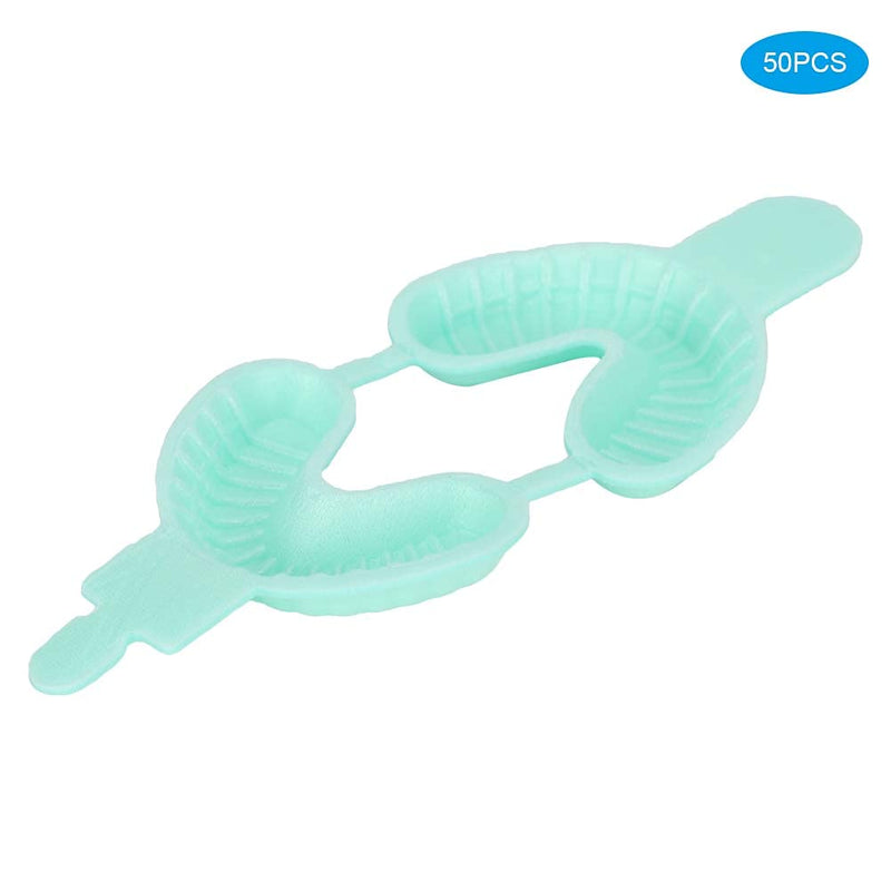 [AUSTRALIA] - Dental Tray Kit, 50pcs/Set Disposable Fluoride Trays, Double Arch Trays, Dental Aids, Dental Tray Accessories(S) S 