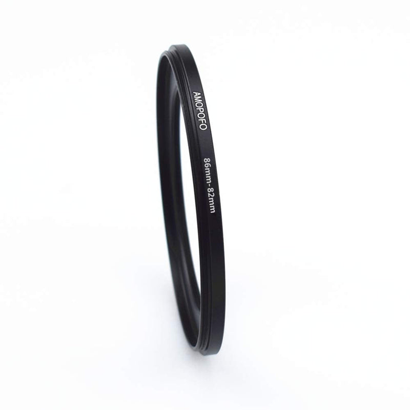 86mm-82mm Step-Down Metal Lens Filter Adapter Ring/86mm Lens to 82mm UV CPL ND Accessory