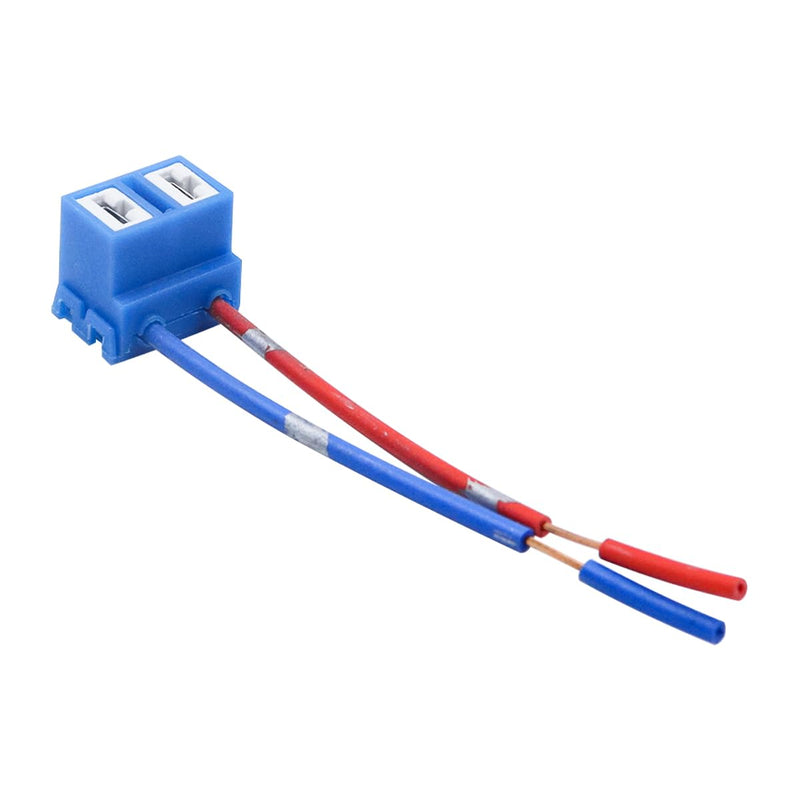 Hsthe Sea 5pcs H7 Ceramic Wiring Harness Connector Female Headlight Bulb Lamp Holder Wiring Harnesses for H7 Lamp Housing