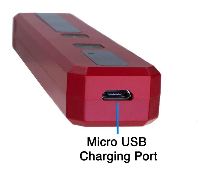 Mic-Lock Hidden Device Radio Frequency Finder - Anti Spy Device Detects RF, WiFi, Bluetooth, 4G & 5G - Secure Business Meetings, Hotels & Vacation Rentals Red Radio Frequency Detector