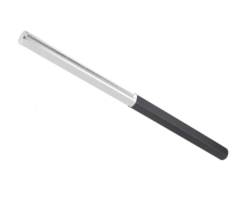 A-xctoe Guitar Fret Dressing Crowning File Narrow/Medium/Wide 3 Edge Guitar Repairing Tool with Rubber Handle