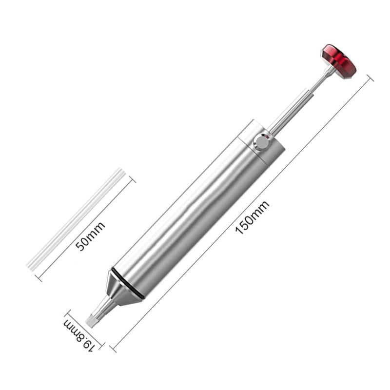 Hsthe Sea All Metal Vacuum Soldering Suction Desoldering Pump, High Suction Power, High Temperature Resistance, Perfect Desoldering Tool for Soldering Removal