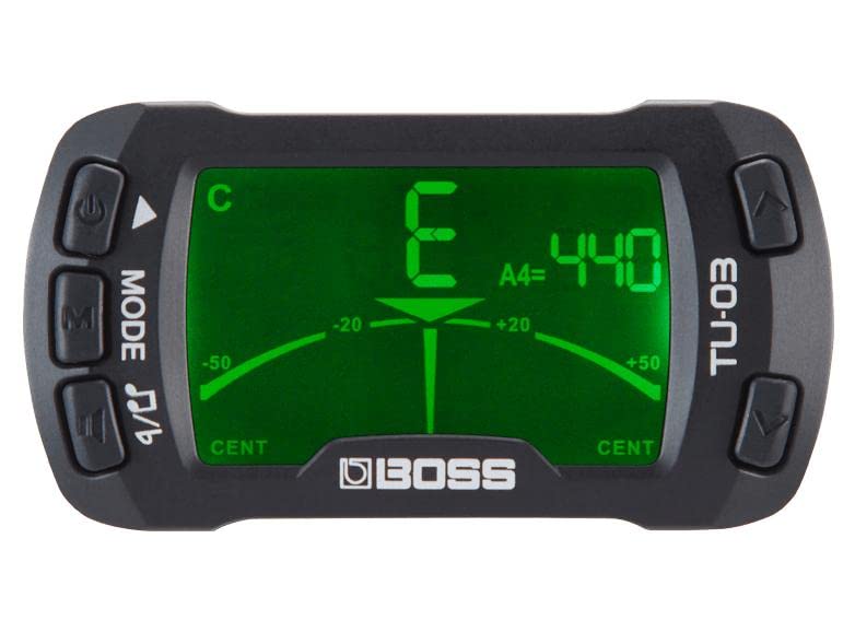 BOSS TU-03 Clip-on Tuner & Metronome (TU-03) Tuner + Metronome