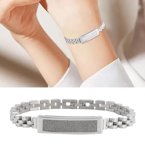 VBESTLIFE Smart Bracelet, Fitness Tracker Heart Rate Monitor Sleep Tracking, Remote Photo Control, Multiple Sport Modes, for Women Ladies Silver