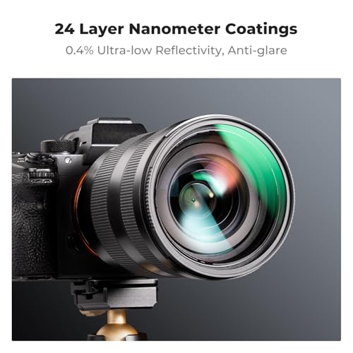 K&F CONCEPT 62mm Circular Polarizing Waterproof 24 Multi-Coated CPL Filter
