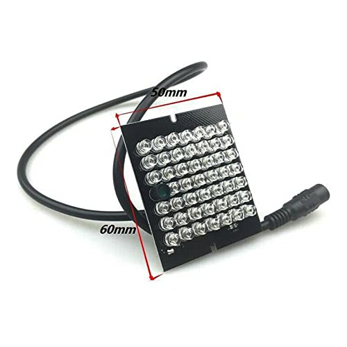 1 pcs DC 12V 1A Invisible CCTV 48-LED Night Vision 940nm IR Infrared Illuminator Light + Wire 60cm