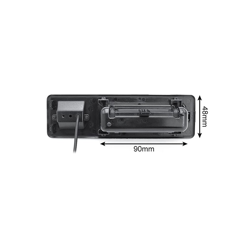 AHD/CVBS Car Rear View Camera's Fisheye Trunk Handle Camera with RCA Cable & Vehicle-Camera for BMW 3 F30 F31 F34 330D Touring X3 F25 F35 5 F10 F11 F07 & Backup Camera (AHD) AHD