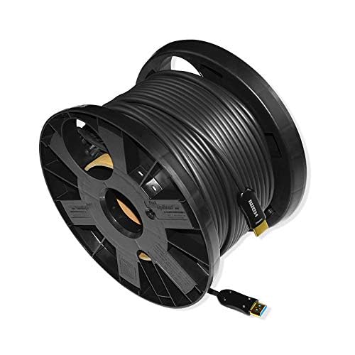Fiber Optic HDMI Cable - 25FT ARC HDMI2.0 18Gpbs 4k@60 4:4:4 - PET Braided Cord and Gold Plated Connector Support 4K, UHD 2160p, HD 1080p, 3D, Xbox 360, PS4, Computer 25ft(8meters)