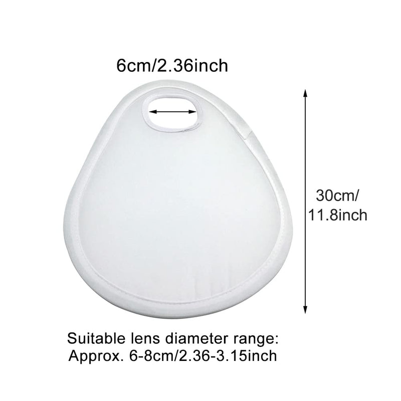 Camera Flash Diffuser,Eliminate Harsh Light and Shadow,Foldable with Storage Bag Easy Install Flash Diffuser Camera Accessories white not null