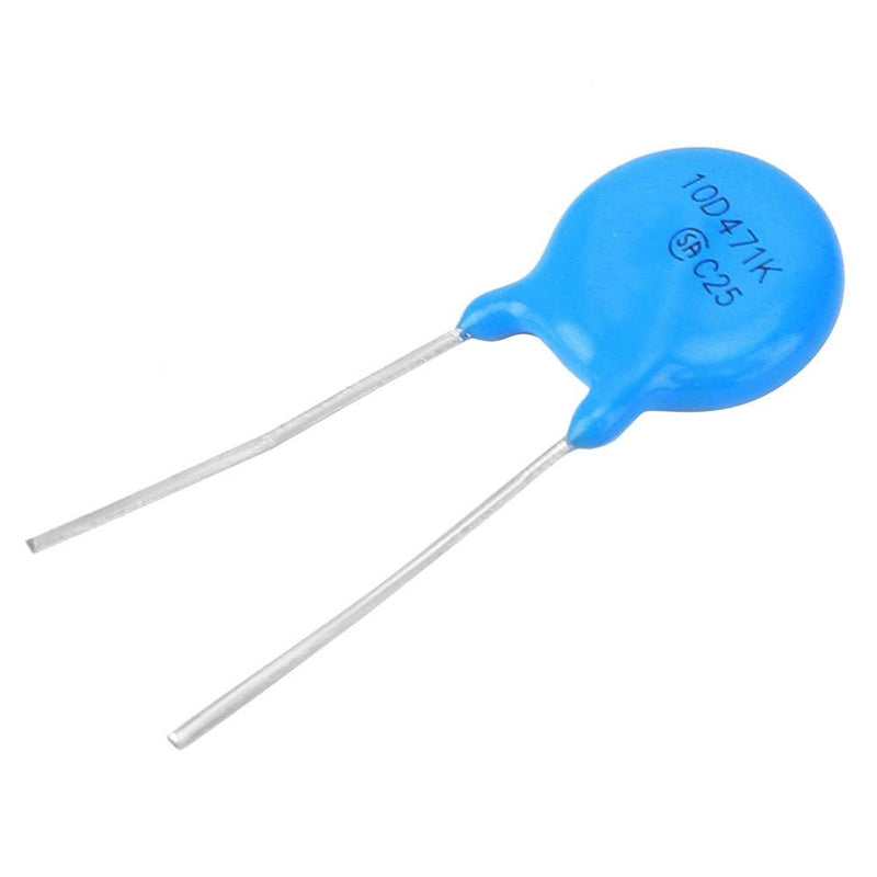 50pcs 10D471K Varistors, 10K471 10 mm Diameter 470 V Inline High Quality Varistors Electronic Component, Varistors Electronic Component