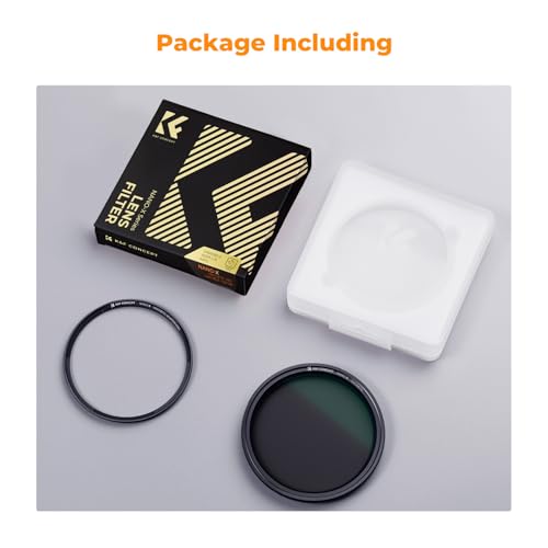 K&F CONCEPT 52mm Magnetic Variable ND Lens Filter ND8-ND128+Magnetic Ring