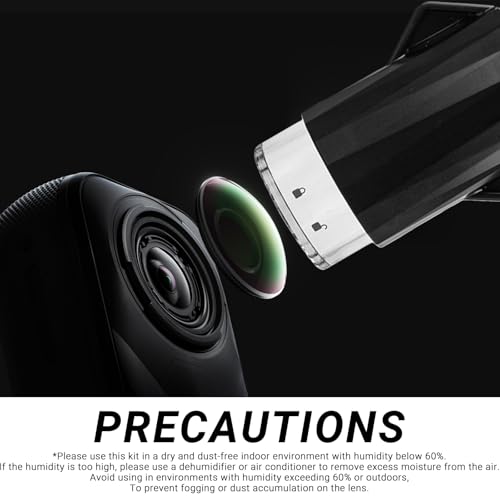 Insta 360 X5 Replacement Lens Complete Kit Accessories, with 2 × Replaceable Lenses for Insta360 X5, Plus Tools to Replace and Clean The Lens