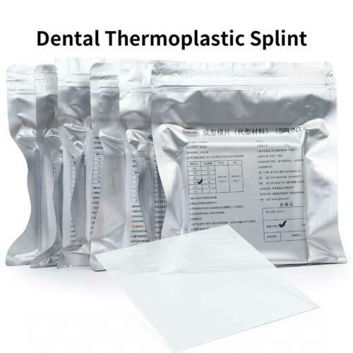 [AUSTRALIA] - Dental Lab Rail Thermoforming Material for Vacuum Forming Soft Hard 1/1.5/2mm (1.0mm, Soft) 