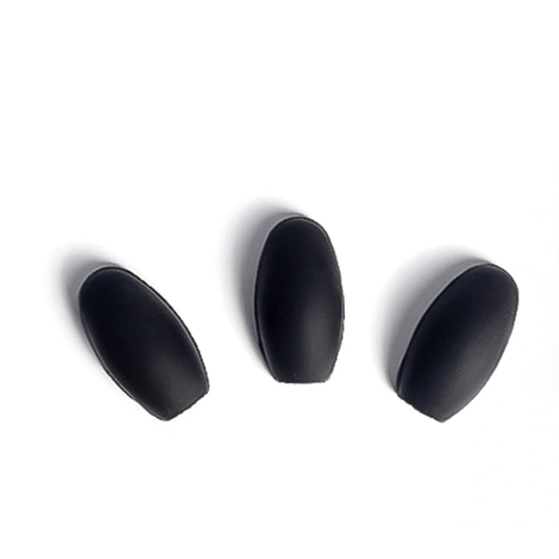 3Pcs Saxophone Rubber Thumb Rest, Black Silicone Thumb Rest Palm Key Risers Finger Protector, for Alto Tenor Soprano Sax Key Pad Accessories