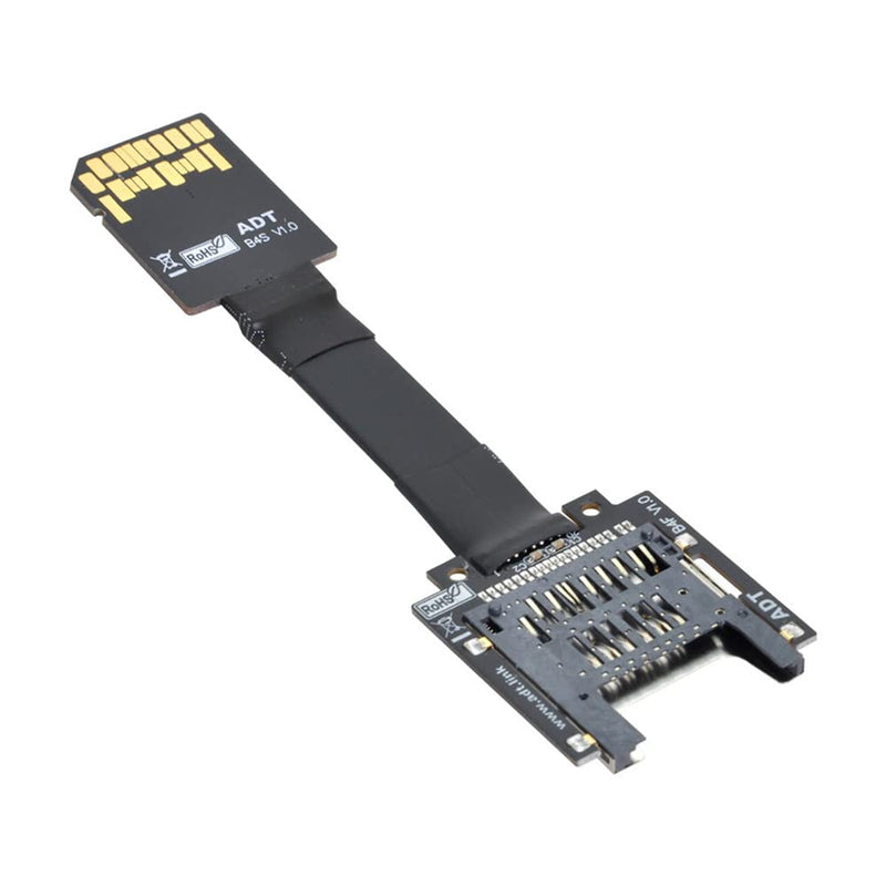 Xiwai SD Male Extender to SD Card Female Extension Cable Adapter Flexible SD/SDHC/SDXC UHS-III UHS-3 Black SD Male - SD Female